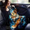 1pc Blue Flame Tiger Blanket  Soft and Warm Home Decor Gift for All Seasons  Perfect for Couch, Living Room, Travel, Camping, Car Blankets