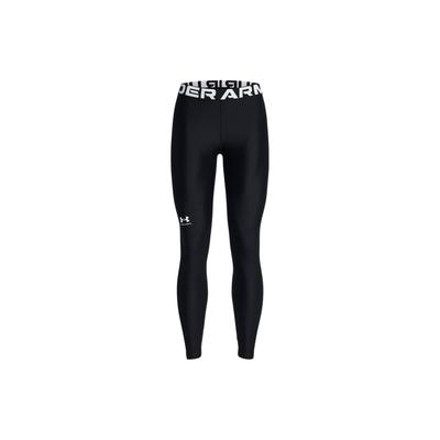 Under Armour HeatGear® Letter Logo Print Slim High Waist Leggings Women Leggings Black 1383559-001