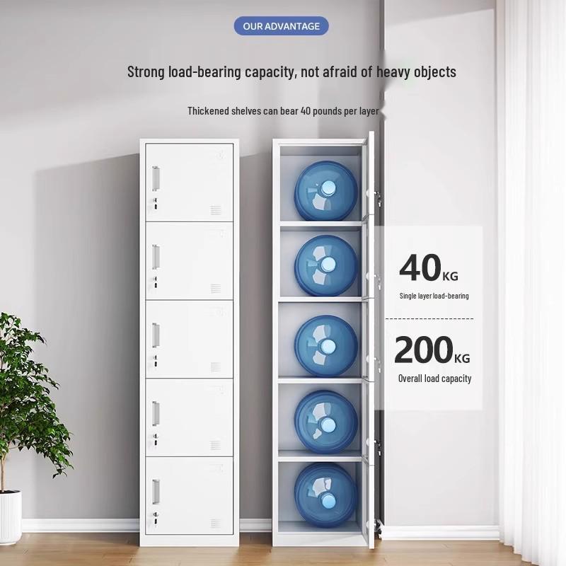 Single Door Steel Locker Cabinet for Employee or Dormitory Use