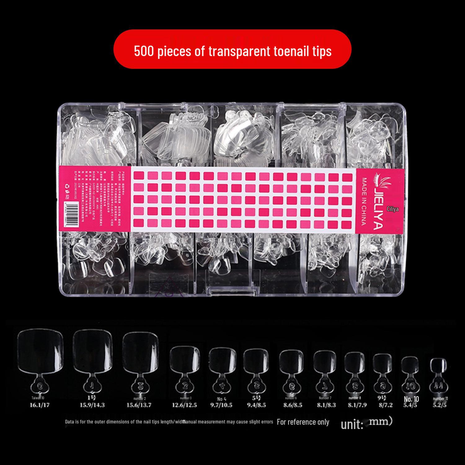 

Ultra-Thin Frosted Manicure Toenail Patches - Traceless Full-Cover Wear-On Toenail Pieces