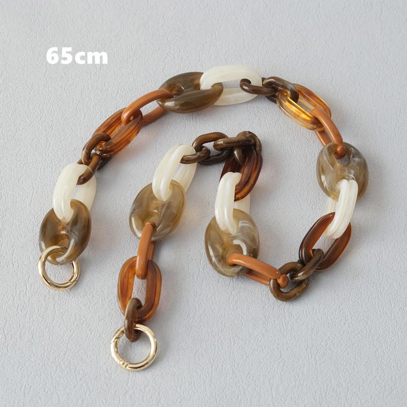 Neue Mode Frau Tasche Zubehör Crossbody Vintage Tasche Kette Acryl Tasche Braun Seil Strap Frauen Handtasche Schulter Griff Ketten