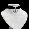 Jun An Gothic Retro Velvet Black Heart Necklace for Halloween