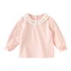 Girls' Autumn Ruffled Long Sleeve T-Shirt