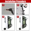 Wall Mount Uppercut Boxing Target Heavy Sandbags with Marking Points Punching Bag Training Target for Bedroom/Living Room/Gym