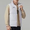 Under Armour Solid Color Stand Collar Windproof Warm Down Vest Unisex Vests White 21600803-100