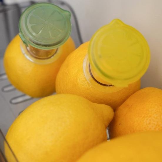 Lemon Squeezer Manual Juicer Food Grade Transparent Citrus Press with Lid Lemon Juicer for Seasoning Cooking Cocktails