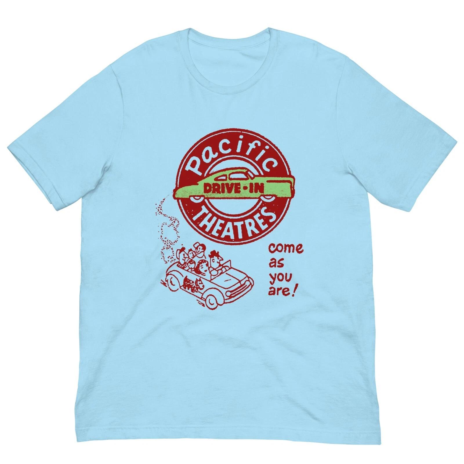 

Vintage Retro T Shirt Pacific Drive In Theaters Socal California Graphic Tee 3XL