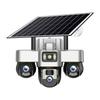 9MP Solar-Powered Triple-Lens 4G WiFi Outdoor Security Camera