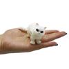 3D New Printed Cute White Cat Craft Ornament Creative Realistic Animal Model Toys Home Desktop Decoration Joints Movable Toys