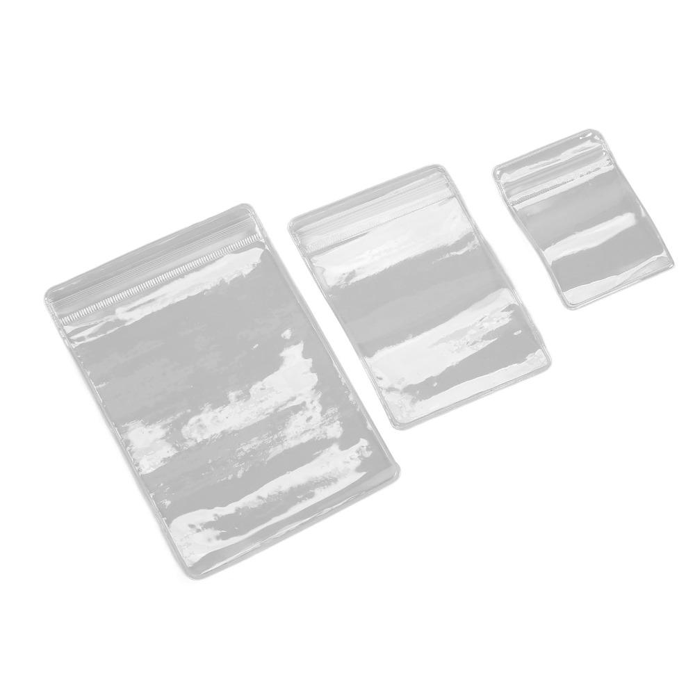 120pcs Clear PVC Jewelry Bags Thickened Jewelry Ziplock Bags Anti Tarnish Jewelry Bags  Necklaces