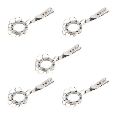 Outdoor Quicklink Tool Keychains Camping Equipment Multitool with Keyring Zinc Alloy Rings Carabiner Bag Suspension Clip