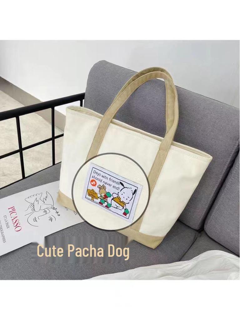 Women's Large Capacity Canvas Tote Bag for School and Tutoring