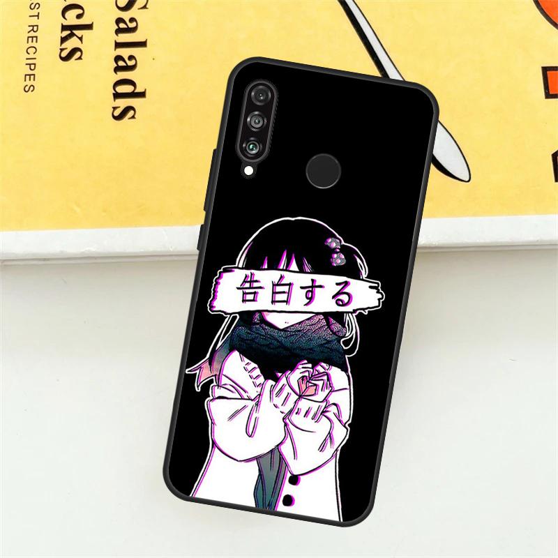 

Sad Girl Japanese Anime For Huawei Nova 10 9 SE 11 Pro 7i 8i 11i 12i Y73 Y72 Y61 Y91 Y90 Y70 Y60 P40 P30 Lite Case Huawei P40 Lite 4G