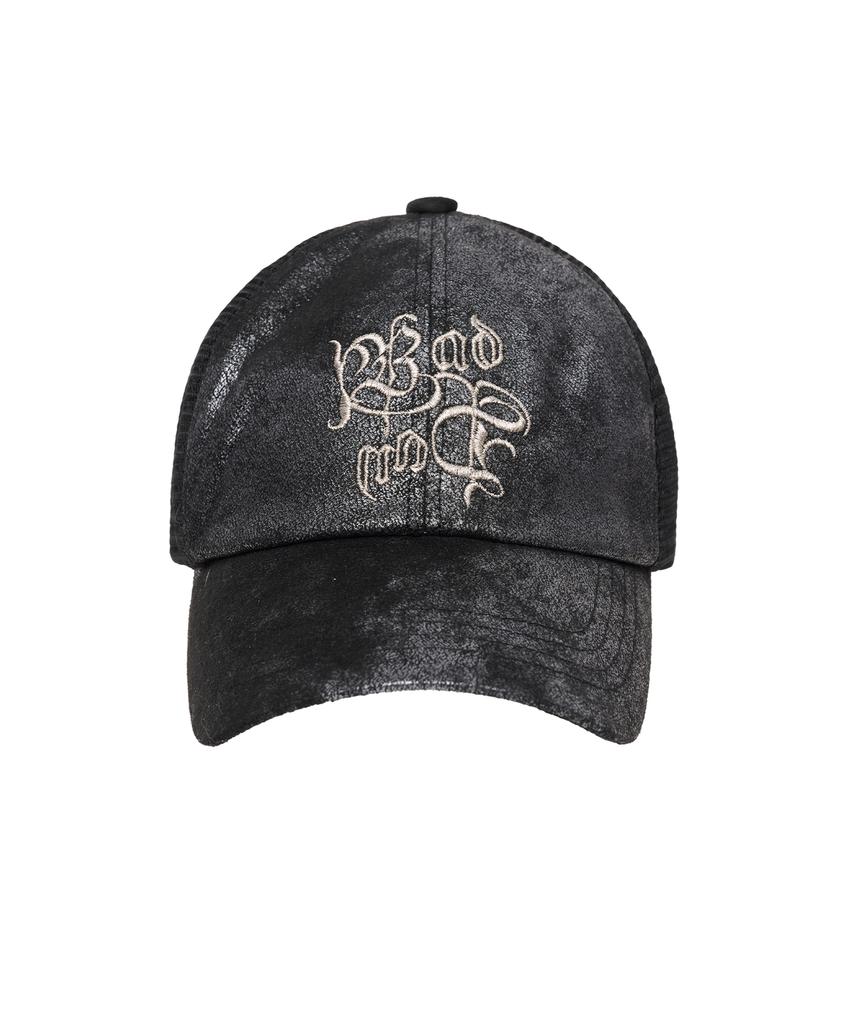 BADEE Stone Trucker Mesh Ball Cap Stone Black
