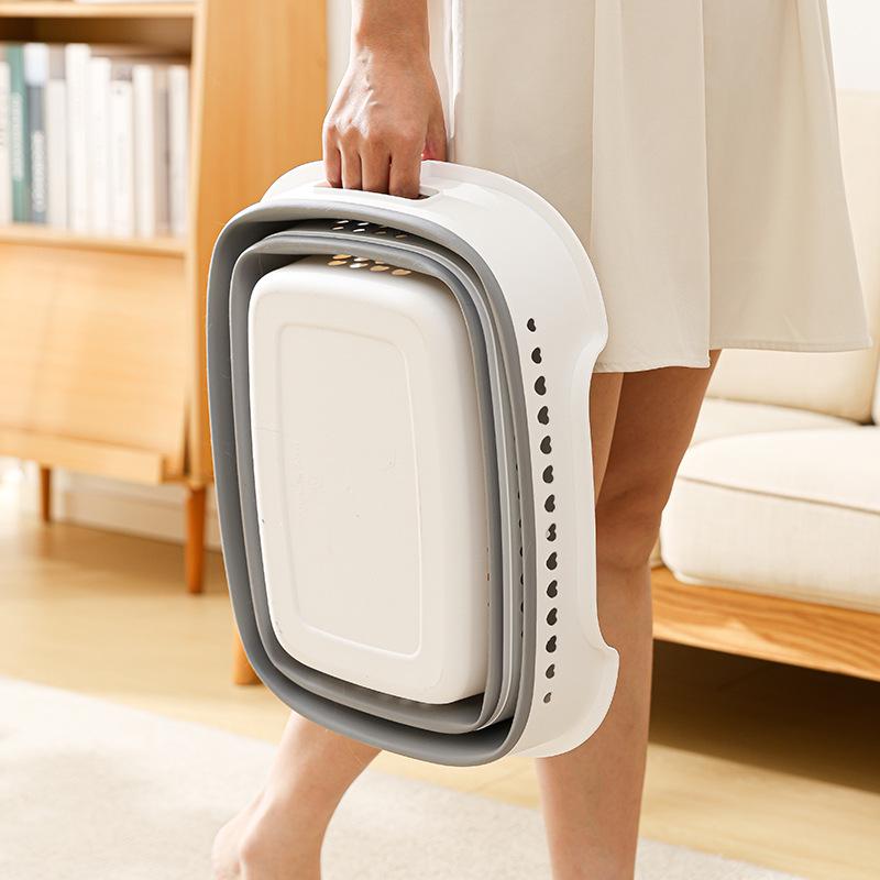 Foldable Laundry Hamper Large Capacity Basket for Dirty Clothes Storage