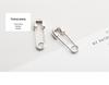 "925 Sterling Silver Unisex Pin Earrings - Korean Fashion"