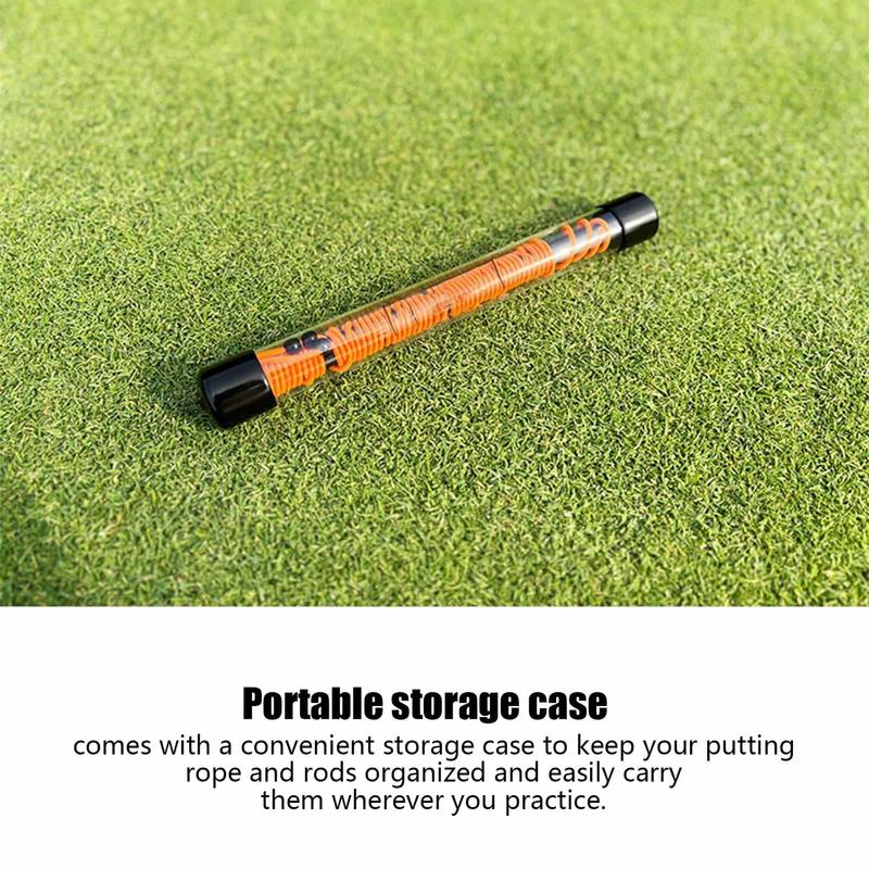 Golf Alignment Stick Portable Putting Practice Club Accessories For Green Backyard Drill Indoor Home Golf Course Practice
