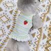 Striped Pet Cat Small Dog Bigbear Puppy Dog Clothes Skirt Spring Summer Thin