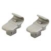Gray Sun Visor Clips LC62-69-261B-30 LC62-69-261B-75 LC6269261B34 Plastic
