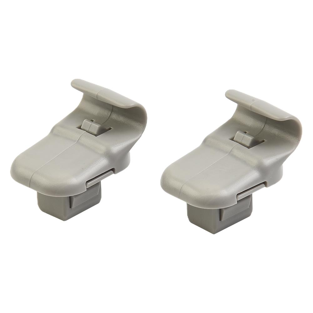 Gray Sun Visor Clips LC62-69-261B-30 LC62-69-261B-75 LC6269261B34 Plastic