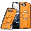 Shockproof Heavy Duty Armor Phone Case with 360° Rotatable Magnetic Metal Ring Stand for iPhone/Samsung Case for Car Holder