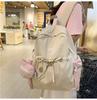 Schoolbag Japanese ins college backpack junior high school college student schoolbag female large capacity high value going out commuting backpack