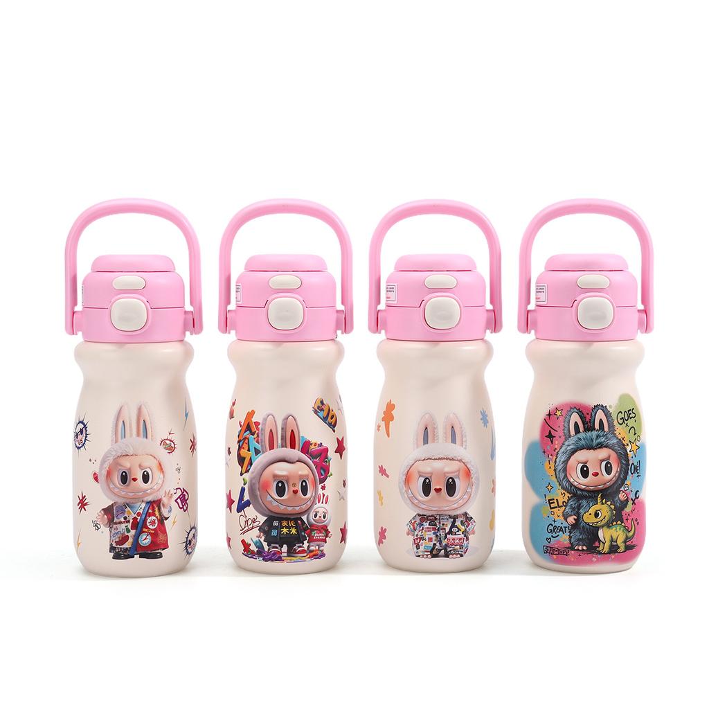 316 Stainless Steel Thermos Cup Cute Cartoon Student Cup Large Capacity Double Drinking Cup