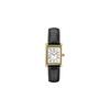 Seiko Essential Quartz Women's Watch Gold White Roman Numerals Rectangular SWR054P1
