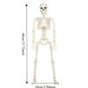 Movable Skeleton Human Model Decoration LED Lights Scary Decoration Haunted House Props  Theater