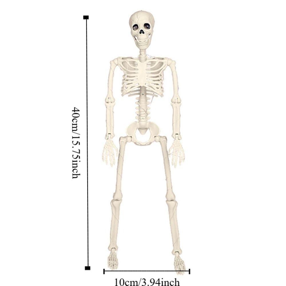 LED Lights Skeleton Human Model Decoration Glow In Dark Scary Decoration  Haunted House