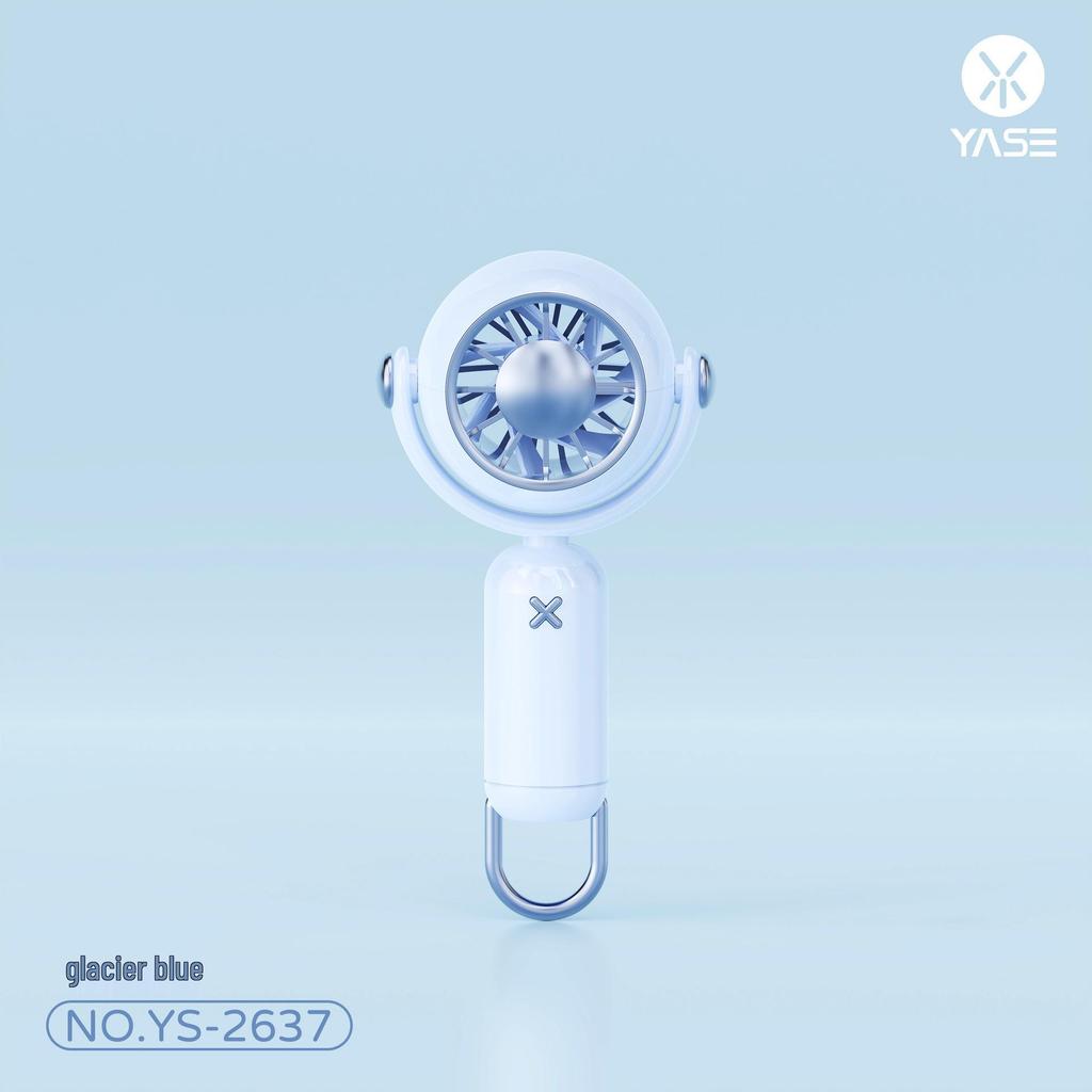 USB Rechargeable Portable Mini Fan with Hook for Students & Outdoor Use