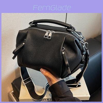 Bag Women Pu Leather Crossbody Handbag With Puckered Design For Daily Use