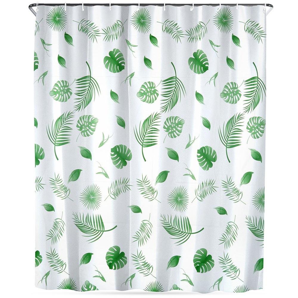 Bathroom Shower Curtain for Bathtub Shower Hooks 180x180 Cm