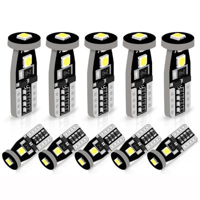 Lâmpada LED TORIBIO T10 W5W para Interior de Carro Estacionamento Cúpula Placa de Licença e Ambiente 6000K Canbus Conjunto de 10 Peças, 194, Luzes, Luzes, Luzes, Lâmpadas, Branco,
