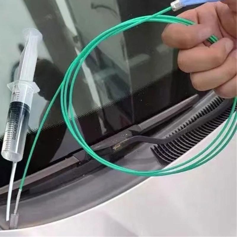 Heavy Duty Drain Clog Remover Brush With Metal Core For Kitchen Bathroom Plumbing