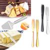 Stainless Steel Butter Knife Multifunctional Butter Spreader Curler Slicer Kitchen Perfection Ideal for Spreading and Slicing