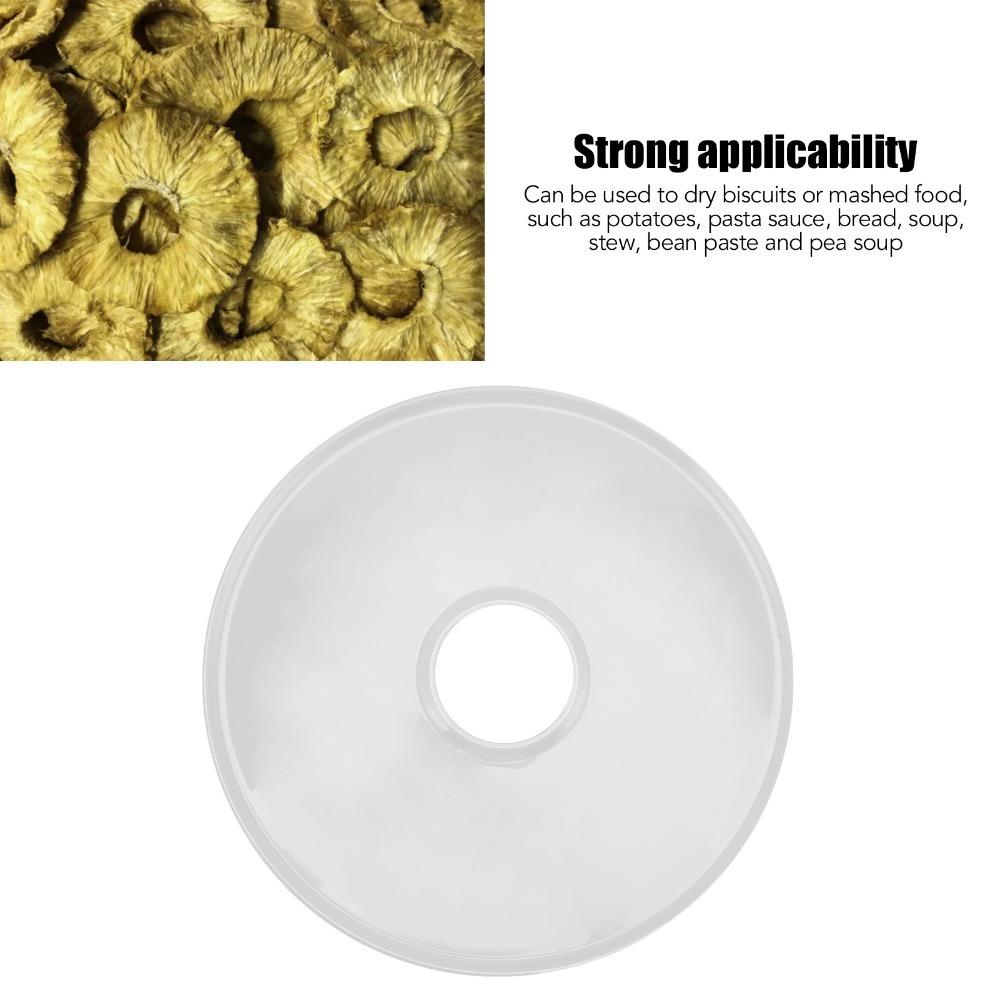 Transparent Green Food Dehydrator Sheet Silicone Fruit Drying Sheet For Nesco Dehydrator