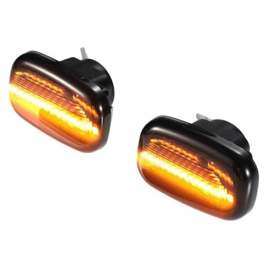 

2x Car Sequential LED Side Marker Signal lights For Toyota Hilux Corolla Prius