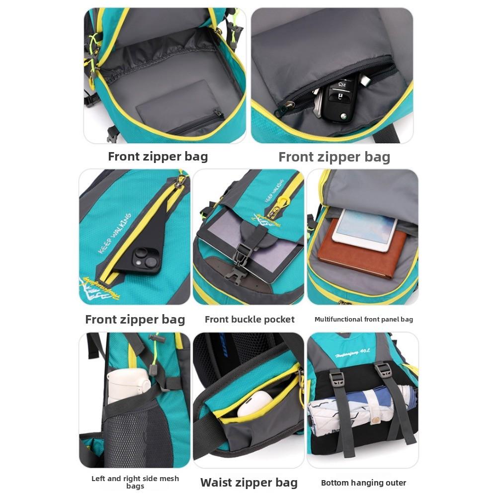 Outdoor Hiking Bag Hiking Anti-splashing Camping Backpack Men's Leisure Travel Bag Sports Backpack