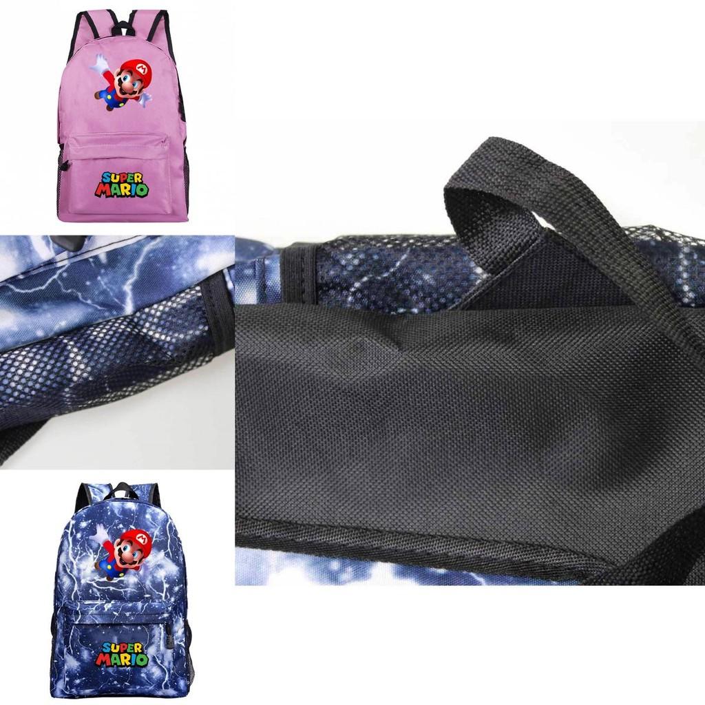 Super Mario Rucksack für Kinder Große Kapazität Schultasche Aus Strapazierfähigem Material