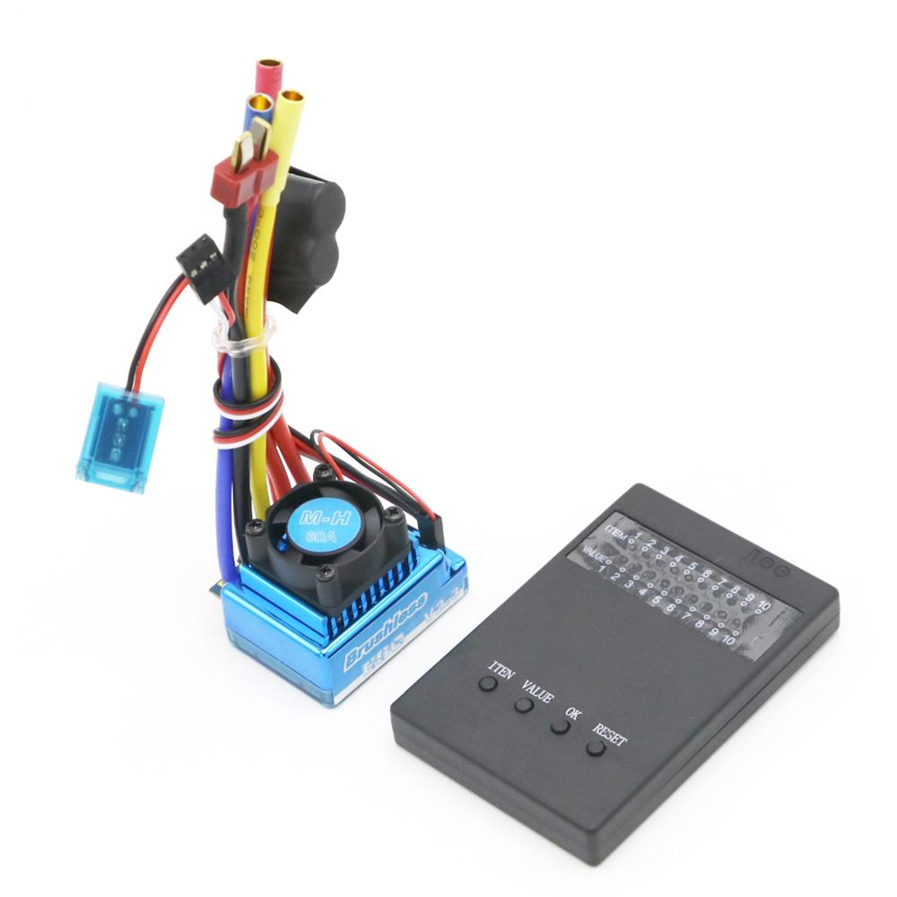 3650 3900KV Brushless Motor & Waterproof 25A 35A 45A 60A 80A 120A Brushless ESC with Program Car Combo for RC Car RC Boat Part