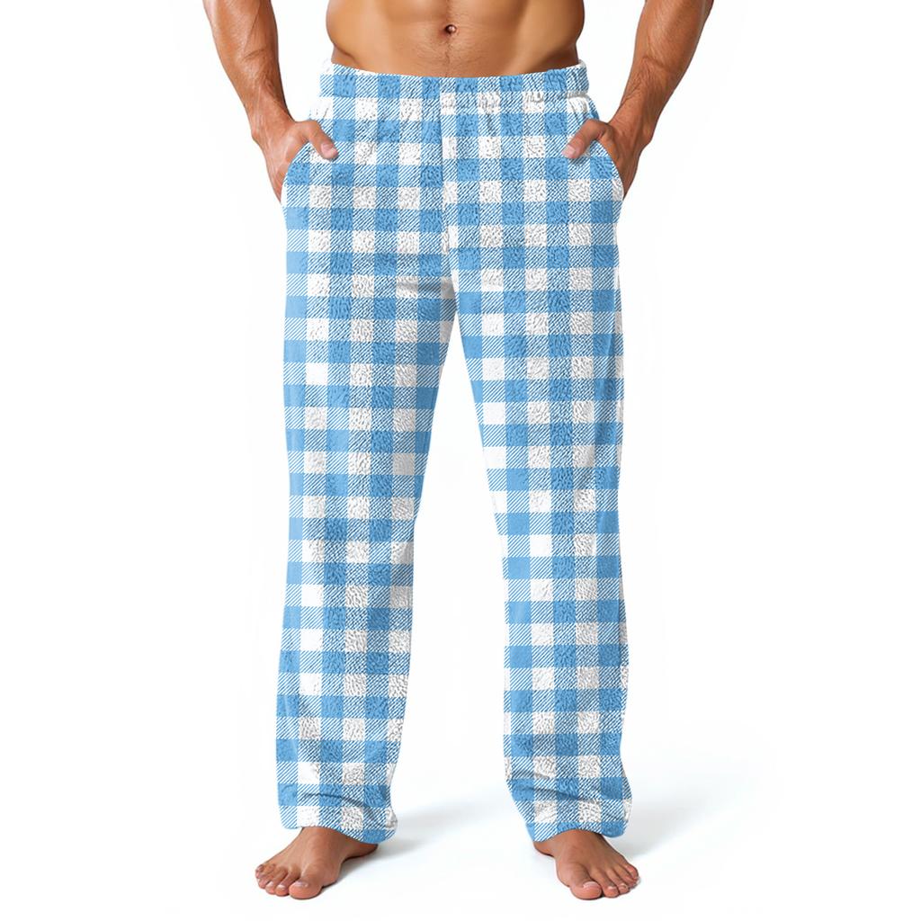 Ανδρικό Παντελόνι Σπιτιού με Ολόκληρη Εκτύπωση Παντελόνι Πιτζάμας Ύπνου Μακρύ Παντελόνι Παντελόνι Πιτζάμας