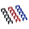 10Pcs Aluminum Alloys Bicycles Cable Clip Brake Cable Housing Clip Fixed Clamps Brake Derailleurs Shifts Cable Clip