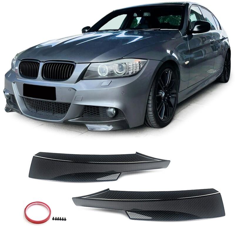 Für BMW Zubehör 3er E90 E91 328i 325i LCI M-Tech Sports 2009 2010 2011 2012 Frontsplitter Stoßstangenlippenabdeckungen Carbon Lo
