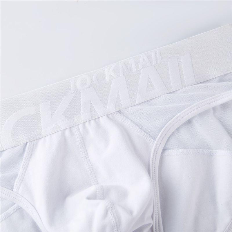 Briefs JOCKMAIL Mesh & Cotton Fabrics Breathable Briefs Low Rise Sports Men's Underwear Casual Everyday Underpants