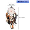 Handmade Glowing In Dark Dreamcatchers Wall Decorations Feathered Tassels Wall Hanging Wind Chimes Decors for Bedroom