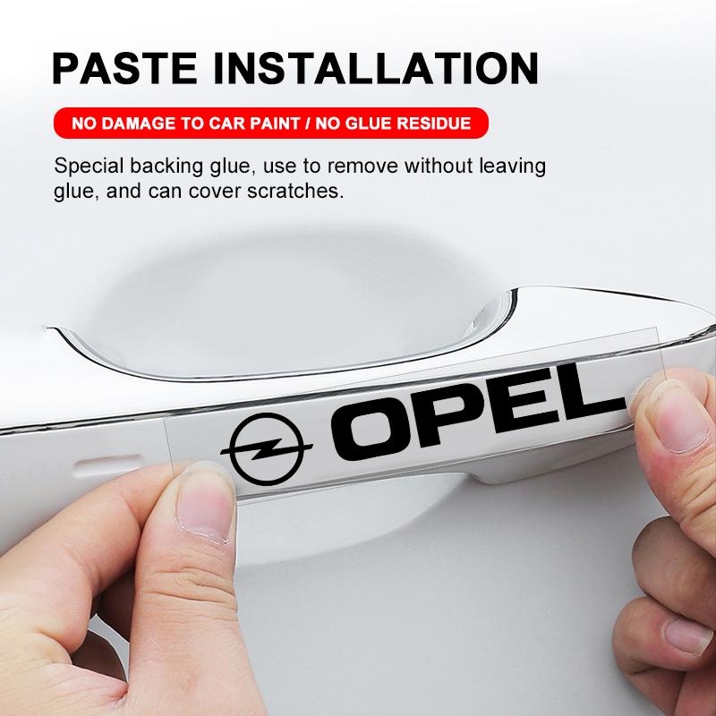 4 Stück Auto Türgriff Aufkleber Reifen Rückspiegel Aufkleber Für Opel Adam Ampera Corsa Insignia Karl Rocks-e Astra New Energy