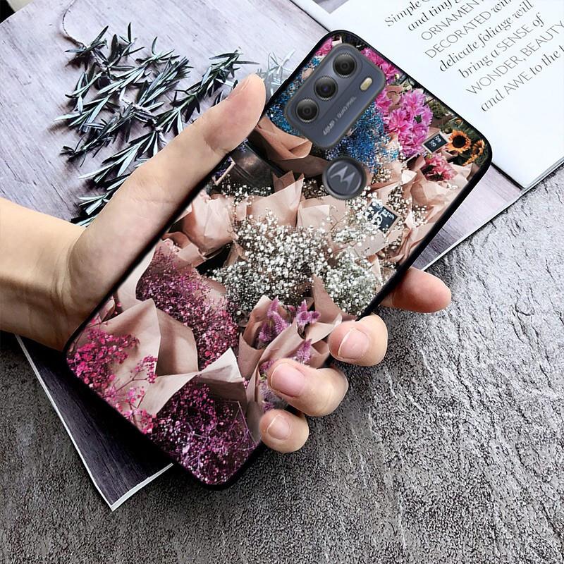 Etui na telefon Baby Breath Flowers do Moto G84 G22 G32 G42 G52 G62 G53 G72 G60 G60S G100 G10 G20 G30 G13 G50 G 5G G Pure