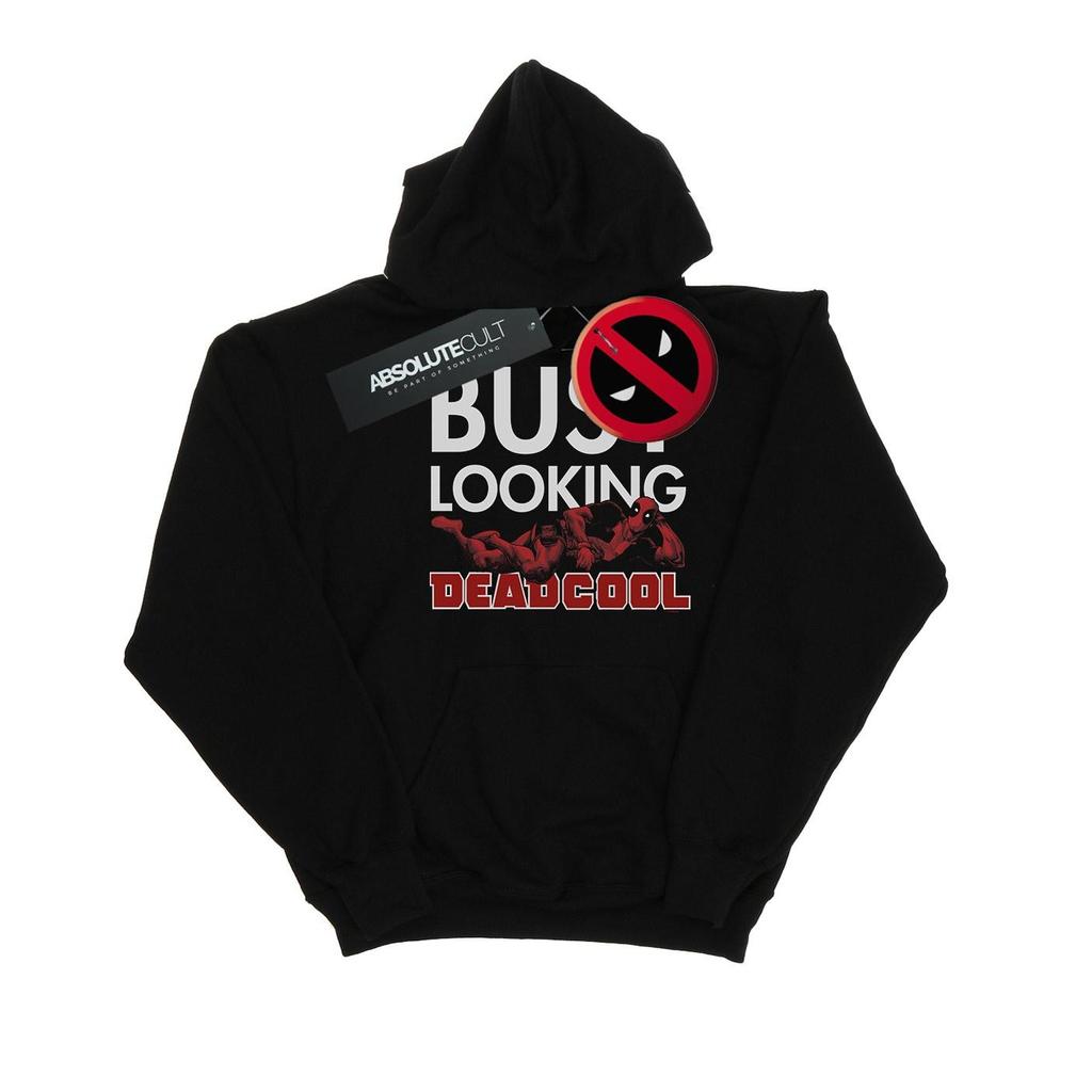 Marvel Mens Deadpool Busy Looking Deadcool Hoodie