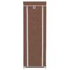 Shoe Cabinet Shoe Shelf 8 Tier 57 X 29 X 162 Cm Brown